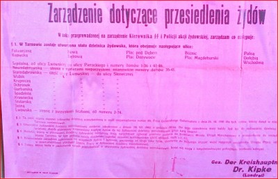 Obwieszczenie dotycz±ce przesiedlenia ¯ydów z 19 czerwca 1942.JPG