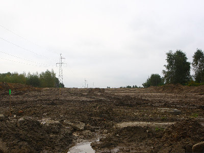 Widok od ul. Cmentarnej w kierunku Jana Paw³a II