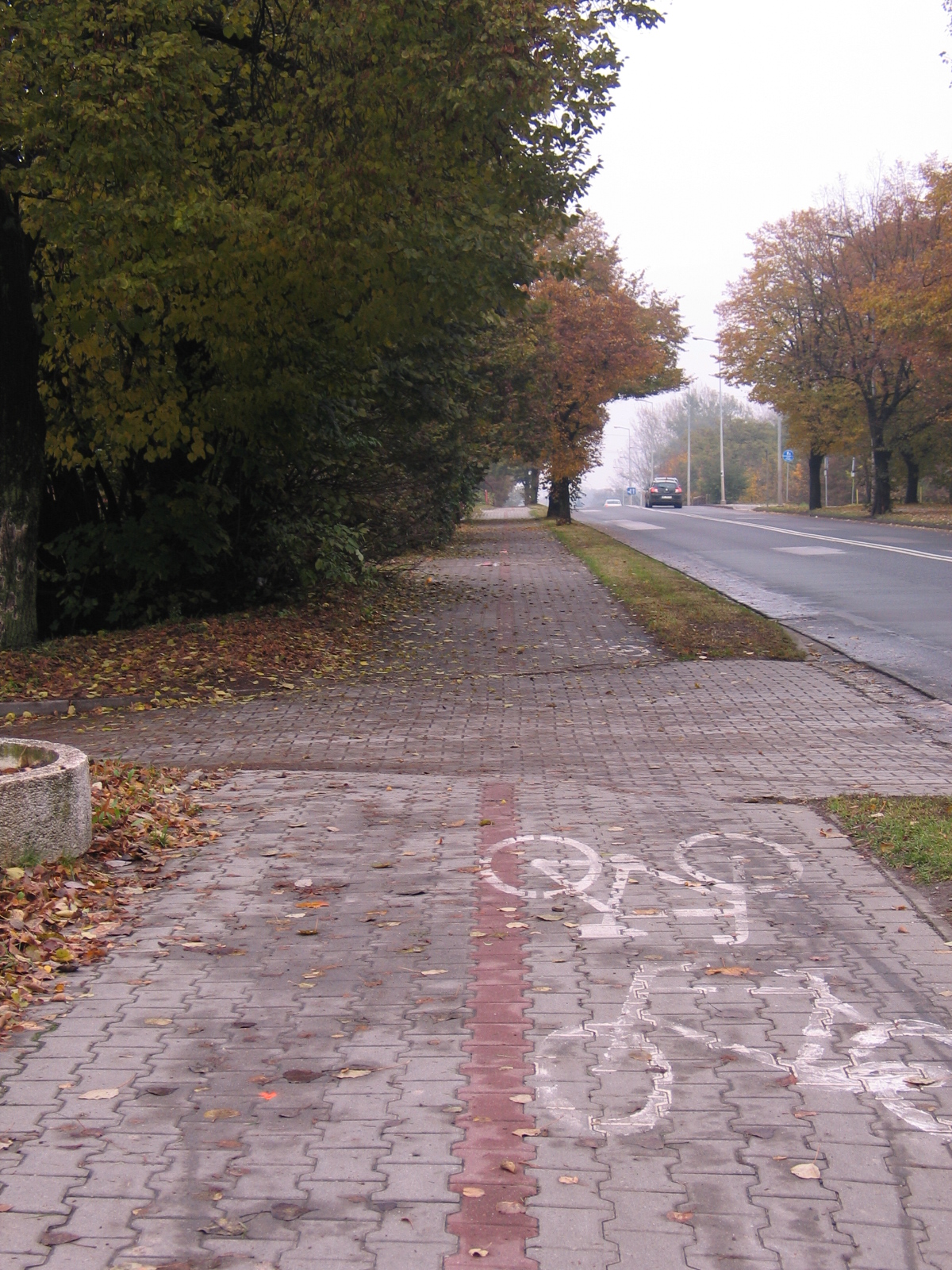 zdjęcie z 22-10-2016 (czas remontu-widok w stronę Tarnowa- mostu na Białej)